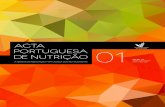 Acta Portuguesa de Nutrição nº1