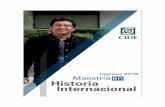 Maestria en Historia Internacional del CIDE