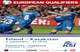 Ísland - Kasakstan EM 2016 karla