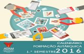 Formação autárquica - calendário do 1.º Semestre de 2016