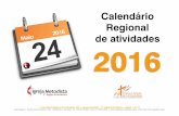 Calendário Regional de Atividades 2016