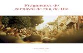 Fragmentos do carnaval de rua do Rio