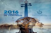 OSCM - Programa de Concerto 2016