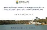 Apresentação - Recuperação da água da Lagoa da Pampulha