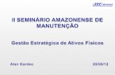 Palestra do Engenheiro Alan Kardec no II Seminário Amazonense ...