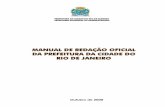 Manual de Redação Oficial da Prefeitura da Cidade do Rio de Janeiro