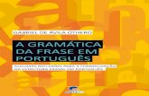 A gramática da frase em português: algumas reflexões para a ...