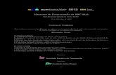Maratona de Programação da SBC 2012
