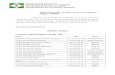Homologação das inscrições do Processo Seletivo Edital nº 01/2013