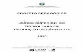 UEZO - Curso Tecnologia em Produção de Fármacos - Projeto ...