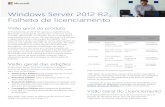 Windows Server 2012 R2 Folheto de licenciamento