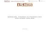 MANUAL PASSO-A-PASSO DO SISTEMA ONLINE