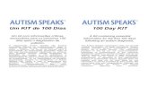 Kit de 100 dias da Autism Speaks