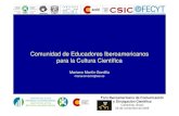 2) Curso de educadores Iberoamericanos para la Cultura Científica