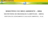 Portal Nacional de Licenciamento Ambiental - SMCQ MMA