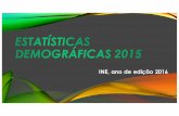 Estatísticas Demográficas 2015