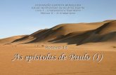 As epístolas de Paulo (1)