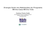 Energia Solar em Habitações do Programa Minha Casa Minha Vida