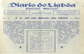 Diário de Lisboa: edição mensal, N.º 2, 1 a 31 de Maio 1933