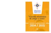 Programa e Calendário Diocesano (2014-2015)
