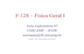 F-128 – Física Geral I