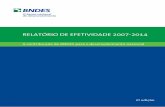 Relatório de Efetividade do BNDES 2007-2014