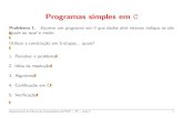 Programas simples em C
