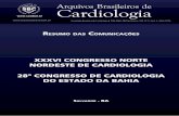 XXXVi CONGRESSO NORTE NORDESTE DE CARDIOLOGIA 28º ...