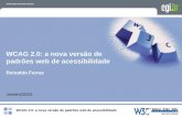 WCAG 2.0: a nova versão de padrões web de acessibilidade