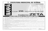 Prova Cargo 20 - caderno ZETA
