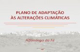 PLANO DE ADAPTAÇÃO ÀS ALTERAÇÕES CLIMÁTICAS