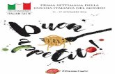 Primeira Semana de Gastronomia Italiana no Mundo