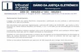 TJ-GO DIÁRIO DA JUSTIÇA ELETRÔNICO - EDIÇÃO 653 - EDIÇÃO I