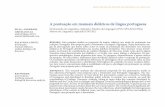 A pontuação em manuais didáticos de língua portuguesa