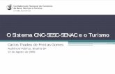O Sistema CNC-SESC-SENAC e o Turismo