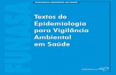 Textos de Epidemiologia para Vigilância Ambiental em Saúde ...