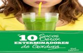 10 SUCOS DETOX EXTERMINADORES DE GORDURA