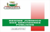 REGIME JURÍDICO ÚNICO - Lei Complementar nº 390/2002