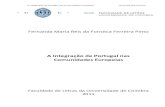 A Integração de Portugal nas Comunidades Europeias - Fernanda ...
