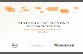 Sistema de Gestão Pedagógica - documento de referência versão 3