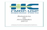 Relatório de Atividades HCFMRP 2013