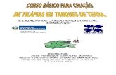 Curso básico para Criação de Tilápias em Tanques de terra(PDF)
