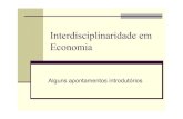Interdisciplinaridade em Economia