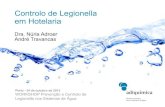 Controlo de Legionella em Hotelaria