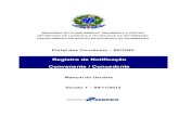 Manual do Usuário - Portal dos Convênios - SICONV - Registro de ...