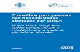 Conselhos para pessoas não hospitalizadas afectadas por MRSA