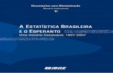 A estatística brasileira e o esperanto