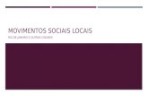 Mapeamento dos Movimentos Sociais Locais - RJ