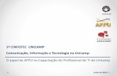 O Papel da AFPU na Capacitação do Profissional de TI da Unicamp