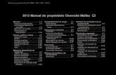 2013 Manual do proprietário Chevrolet Malibu M